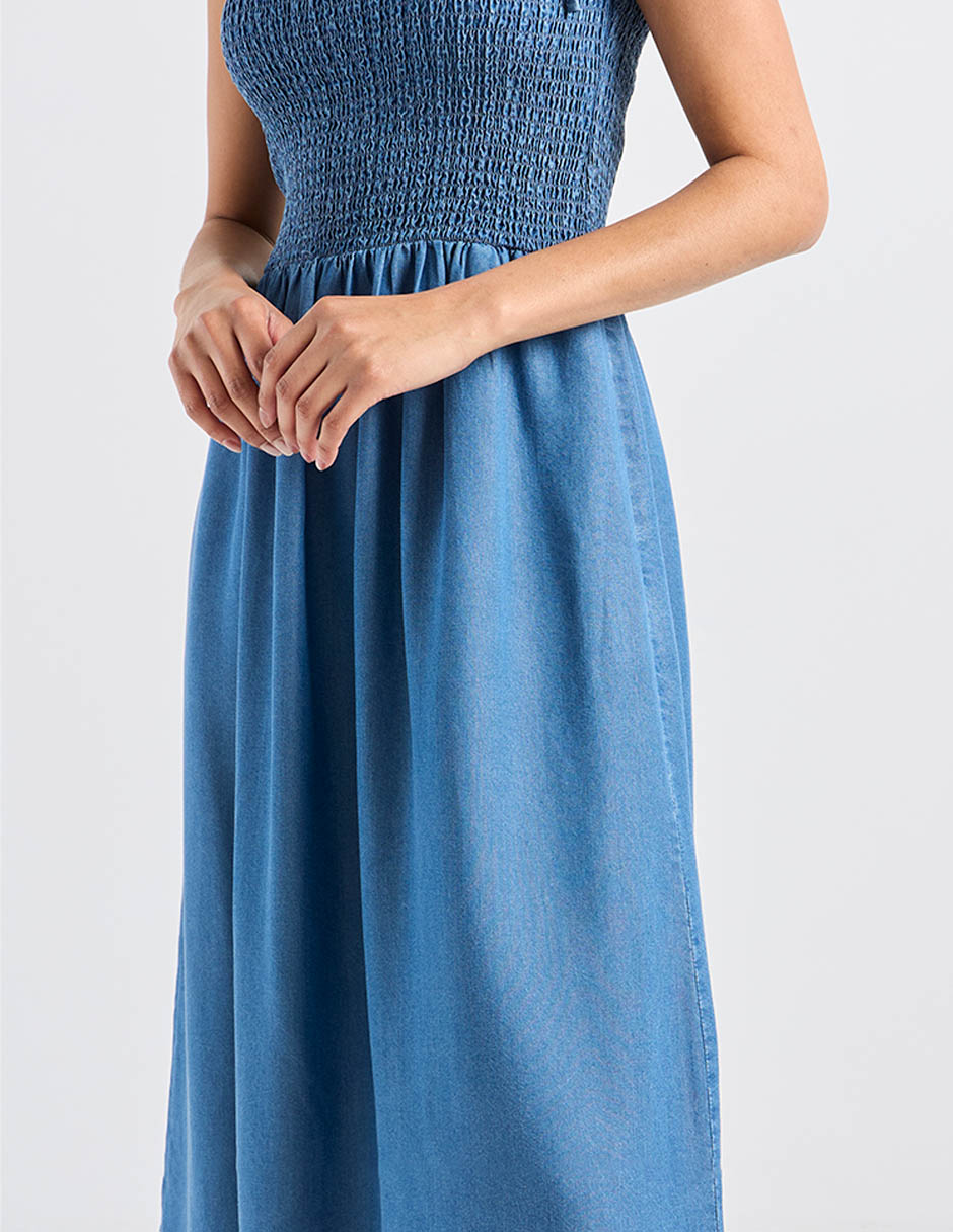 Vestido midi casual para mujer