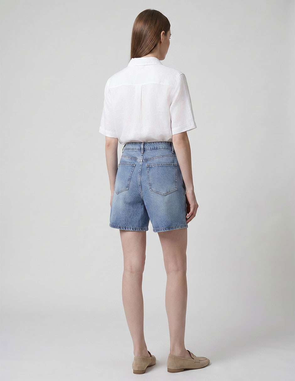 Short de mezclilla para mujer