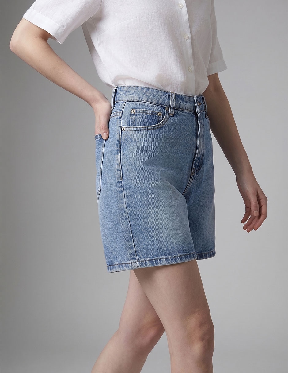 Short de mezclilla para mujer