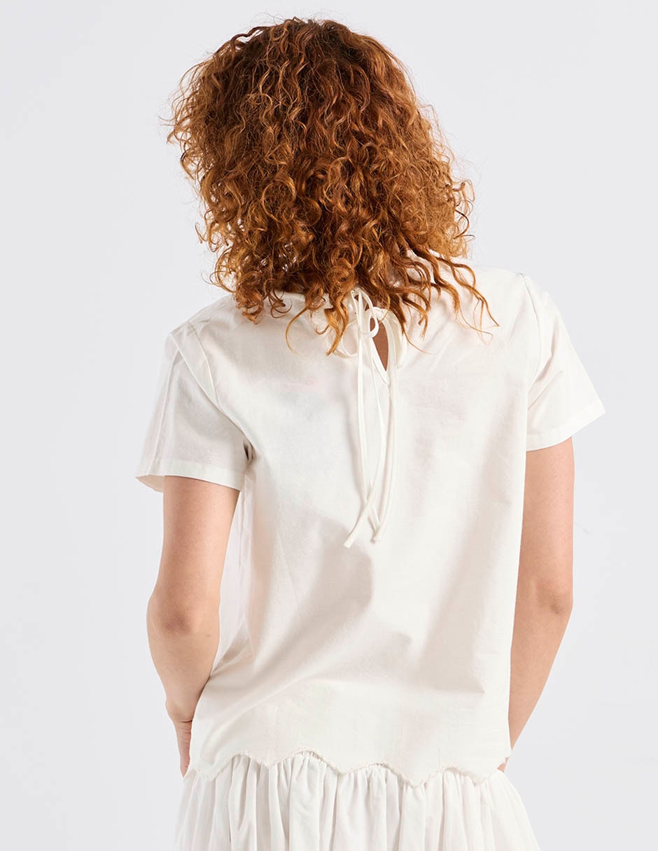 Blusa manga corta para mujer 11