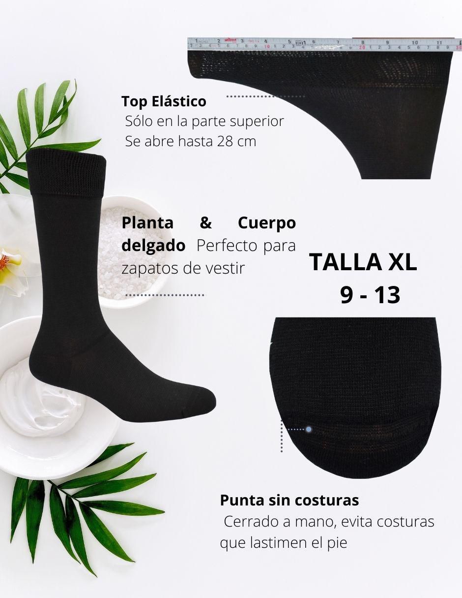 Set calcetines diabético de algodón Hombre 6 pares 3