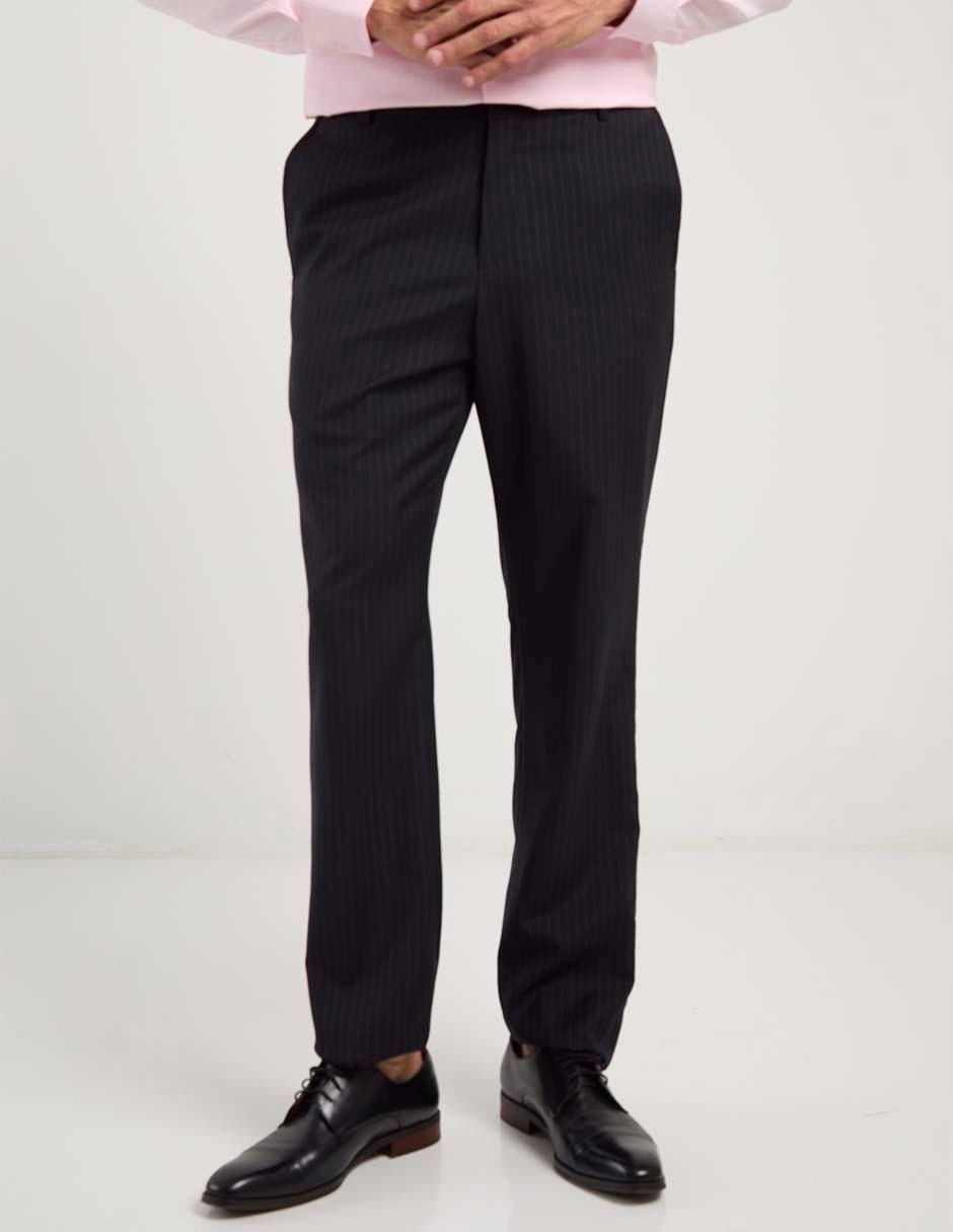 Pantalón casual de vestir regular de lana para hombre 7