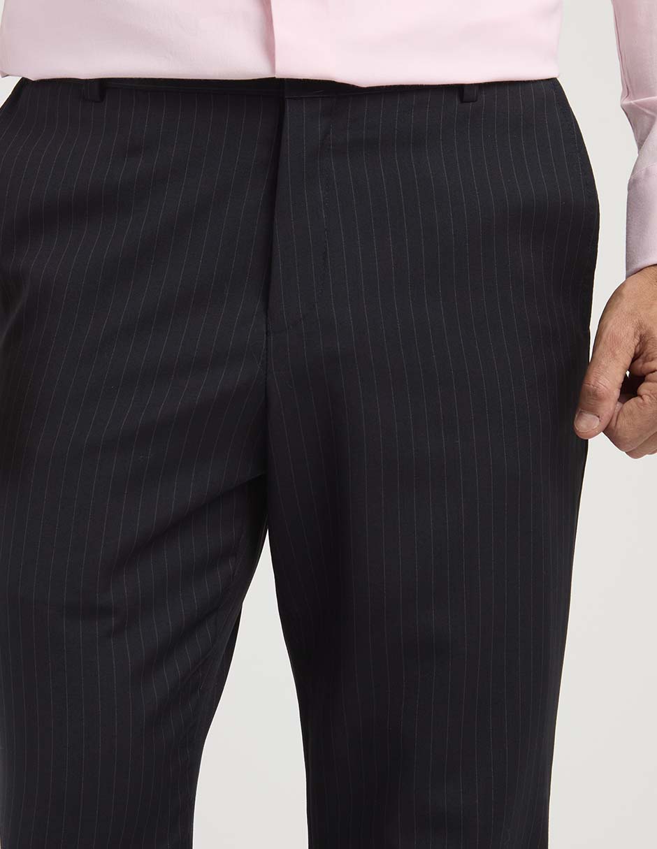 Pantalón casual de vestir regular de lana para hombre 9