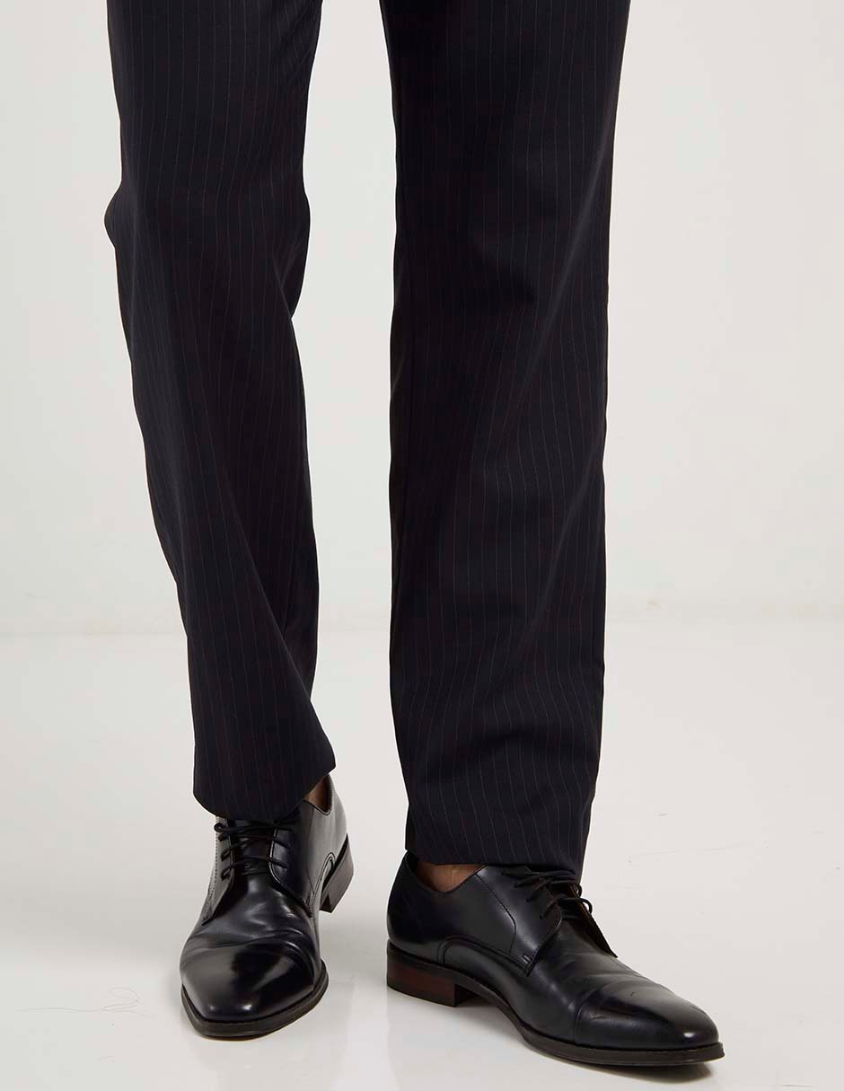 Pantalón casual de vestir regular de lana para hombre 10