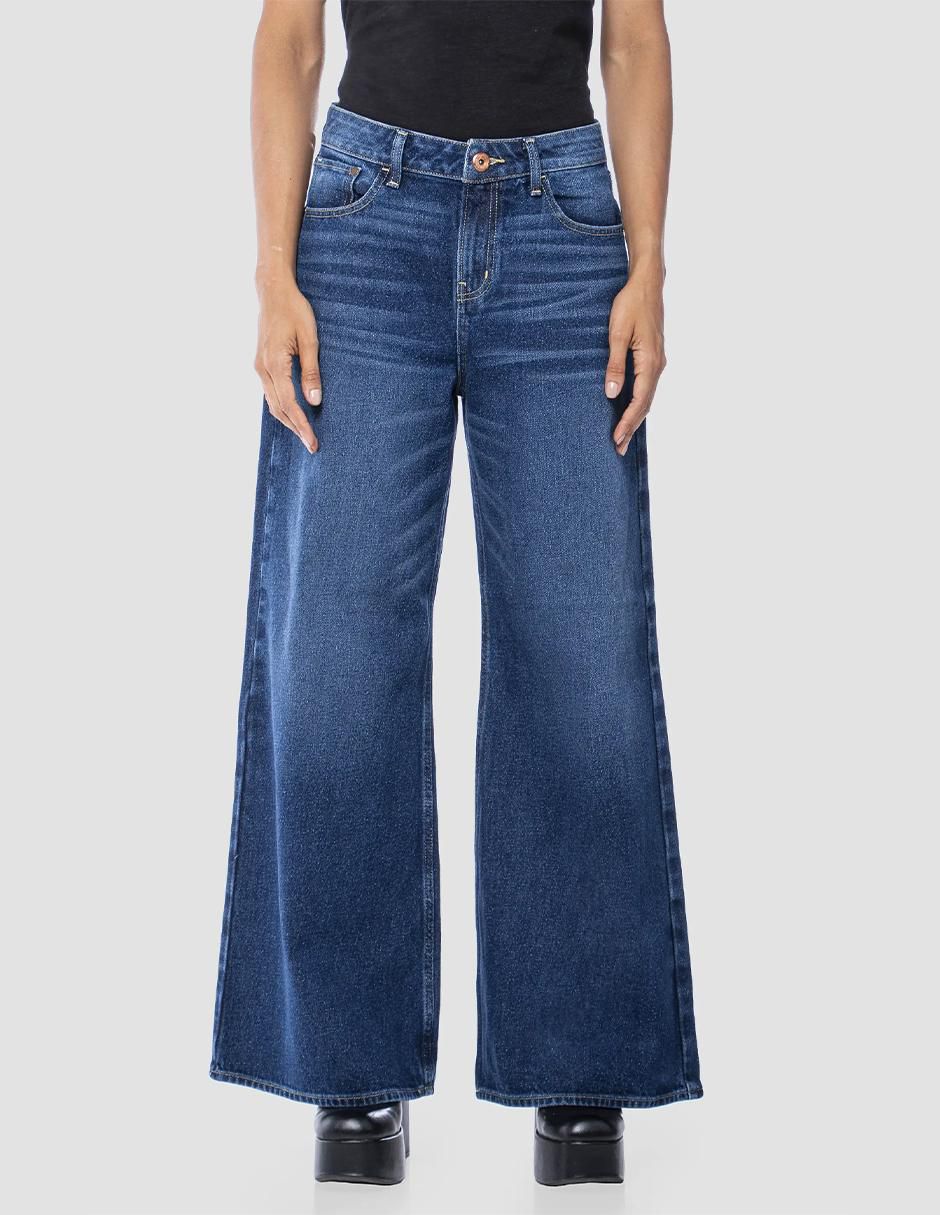Jeans wide leg wide leg para mujer