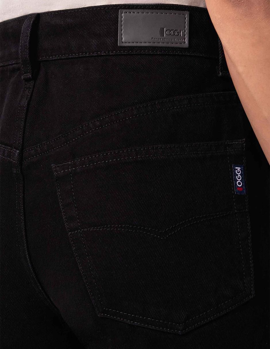 Jeans amplio emotion black para mujer 2