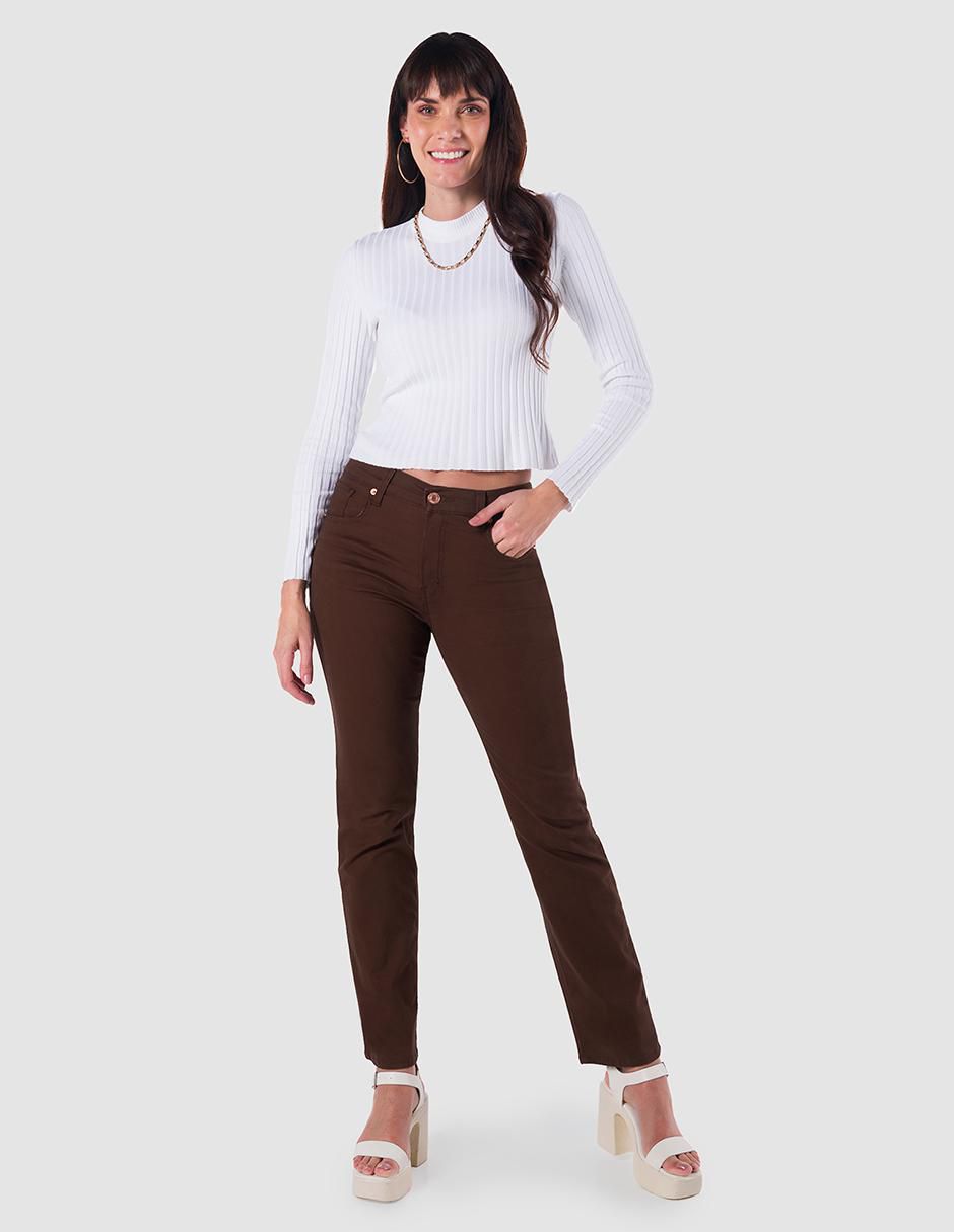 Pantalón de vestir straight para mujer 3