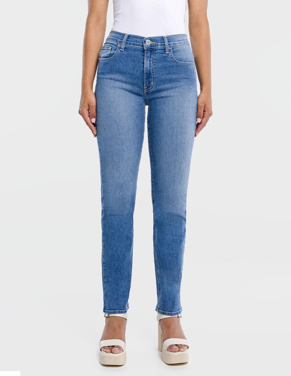 Jeans straight atraction para mujer
