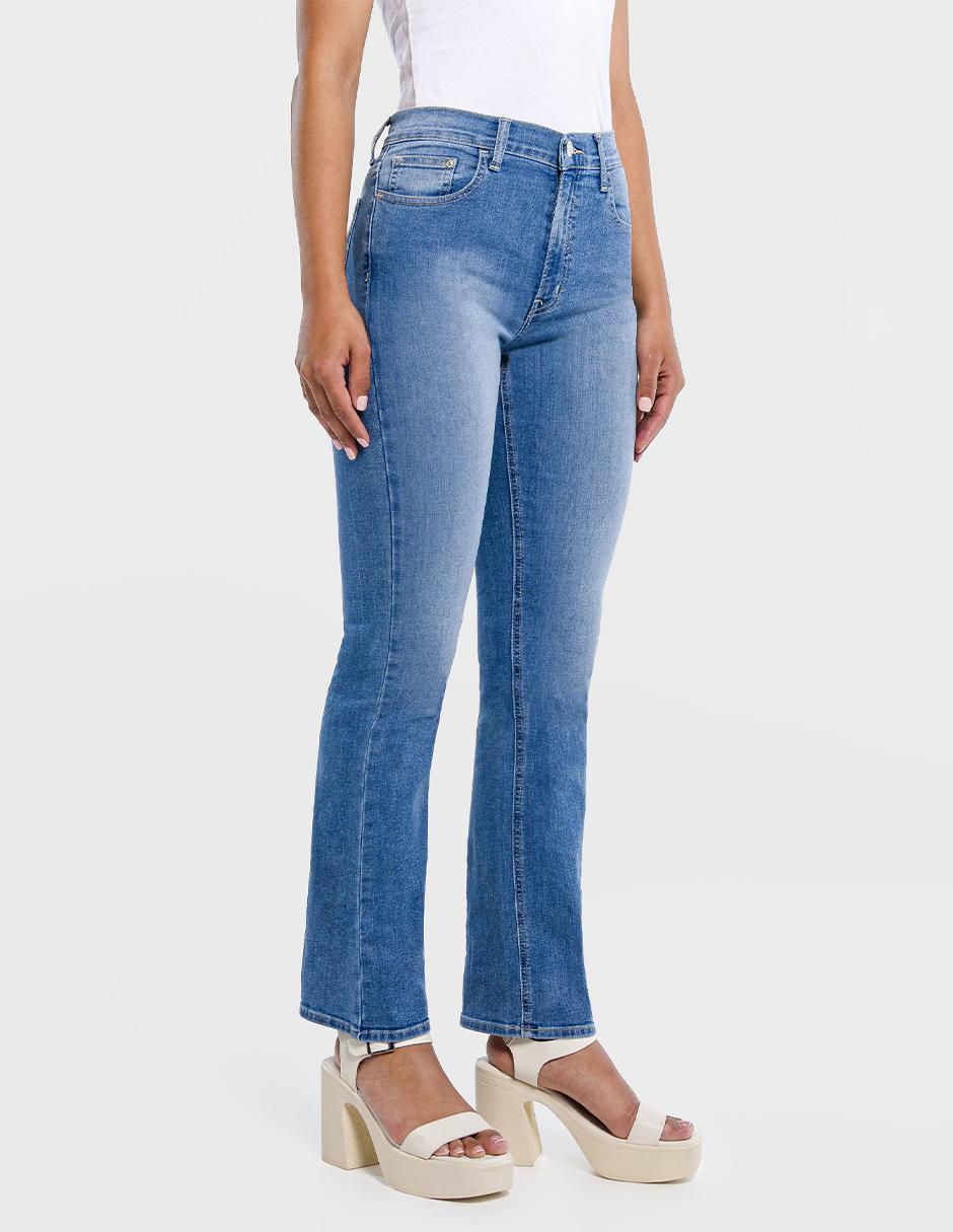 Jeans straight atraction para mujer 5