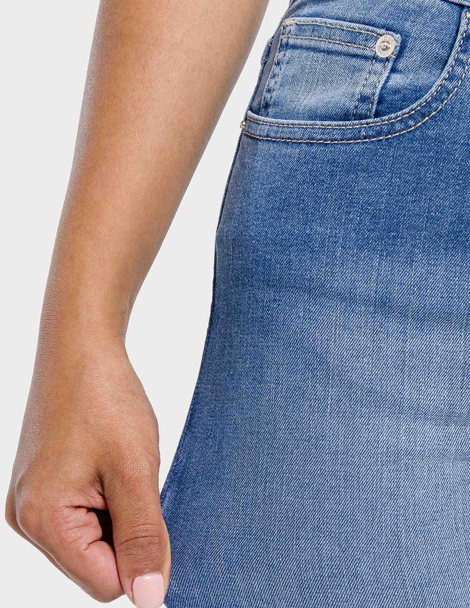 Jeans straight atraction para mujer 3