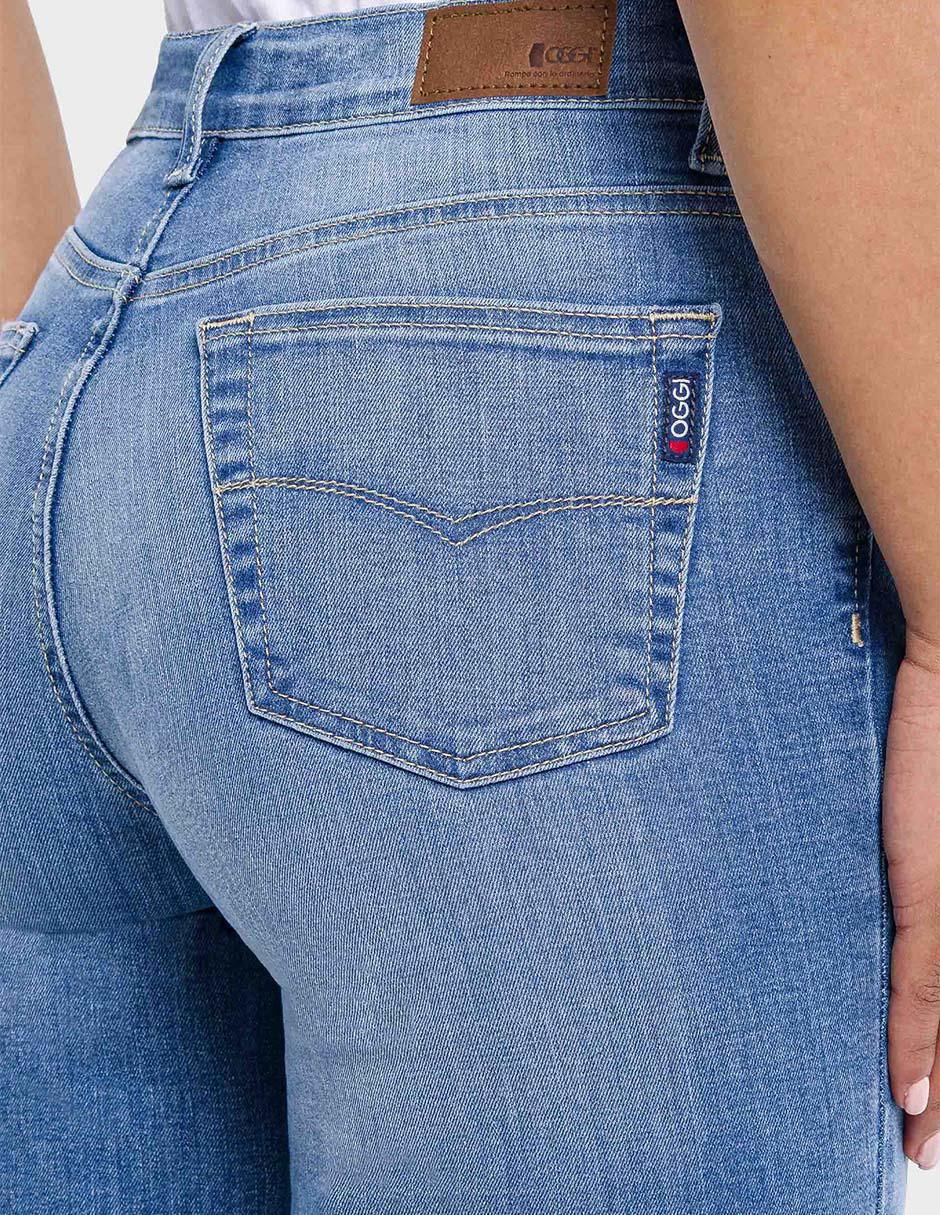 Jeans straight atraction para mujer 2