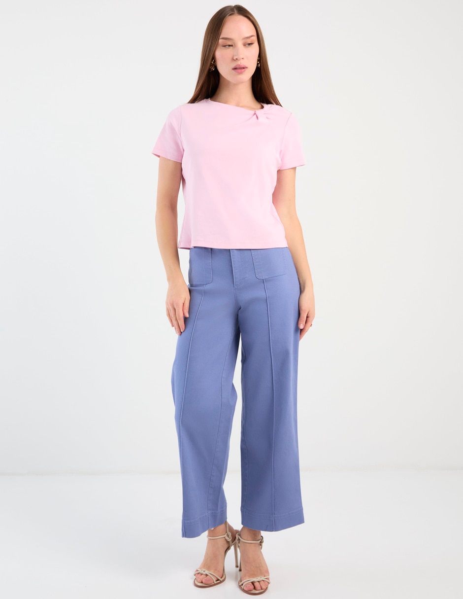 Pantalón de vestir wide leg para mujer 2