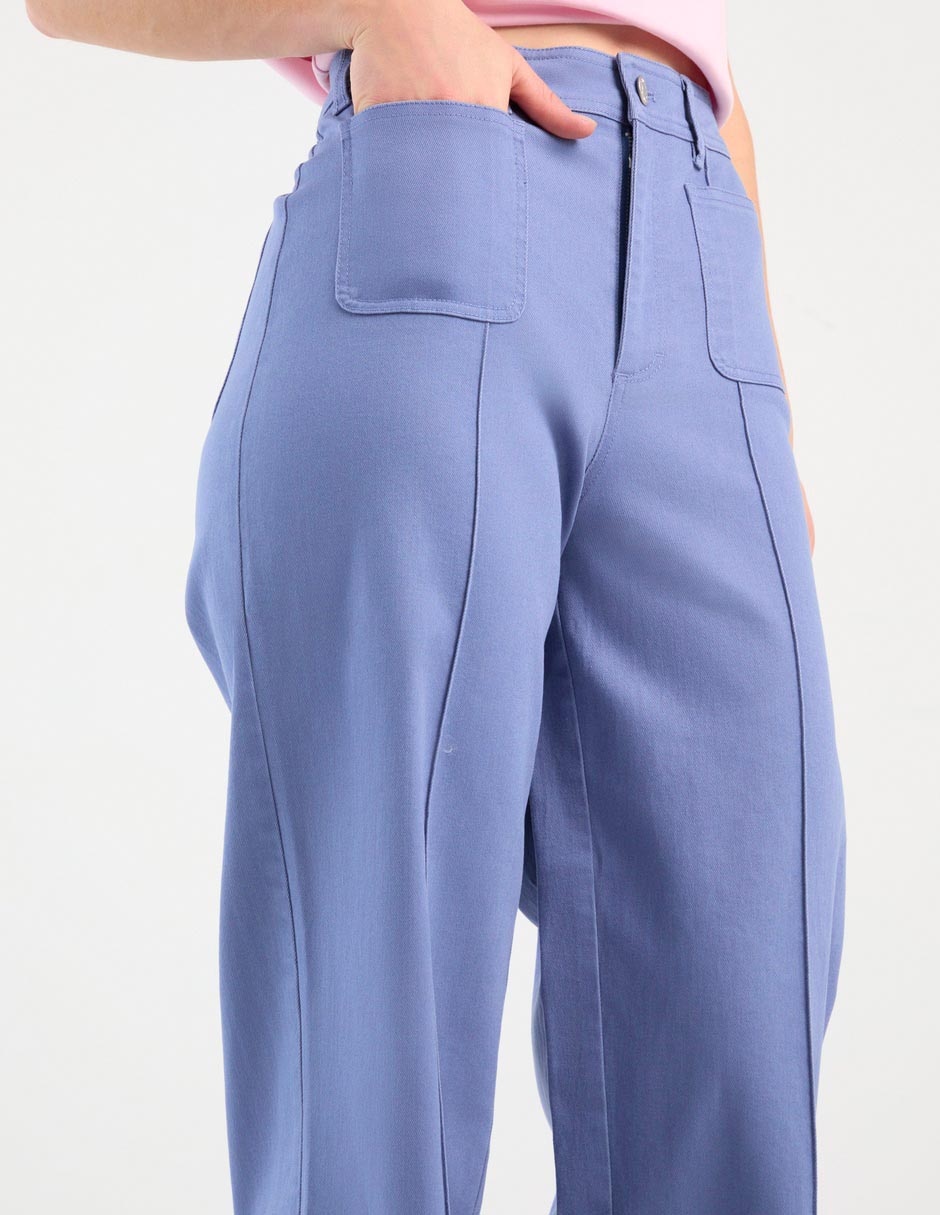 Pantalón de vestir wide leg para mujer 4