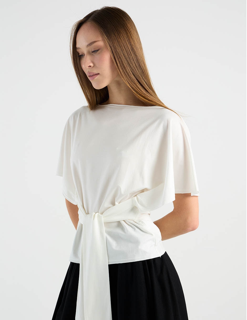 Playera manga corta cuello redondo mujer 5