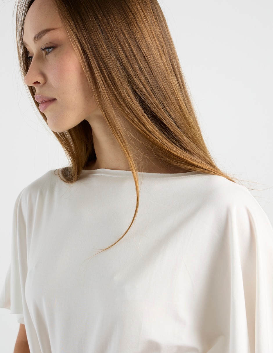 Playera manga corta cuello redondo mujer 3