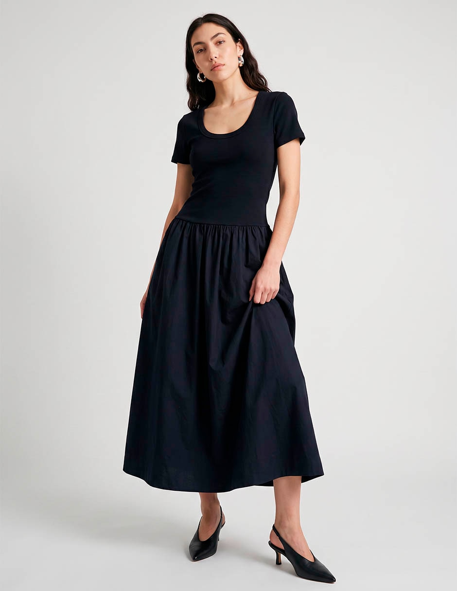 Vestido crop casual map para mujer