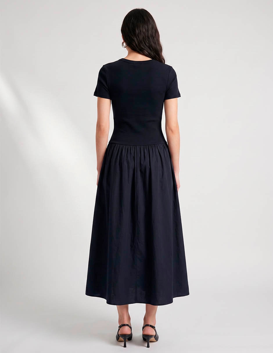 Vestido crop casual map para mujer