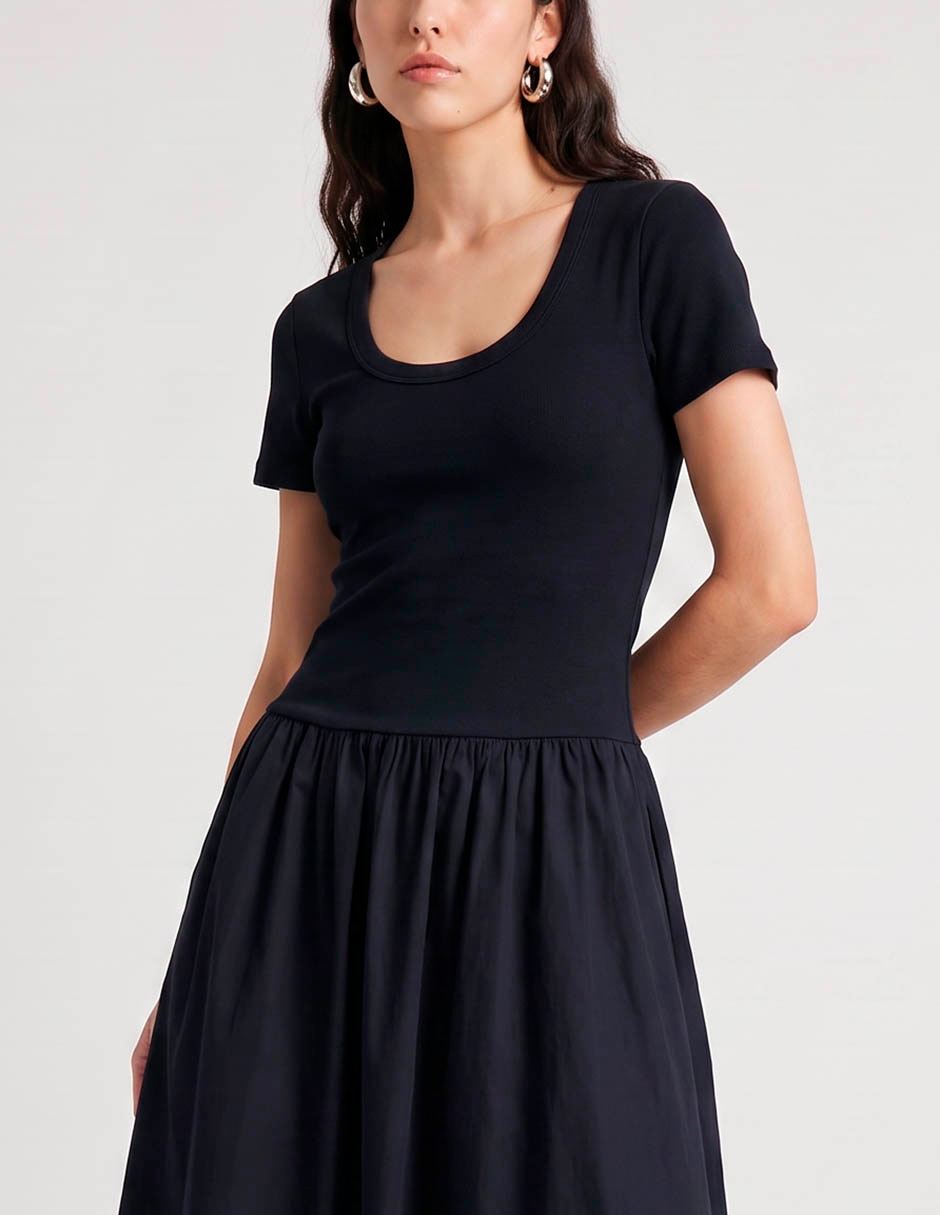 Vestido crop casual map para mujer