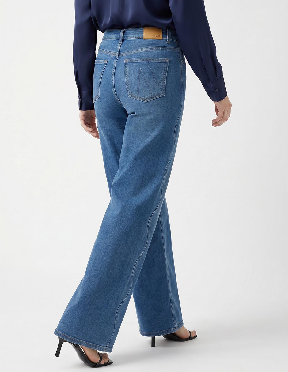 Jeans amplio para mujer 2