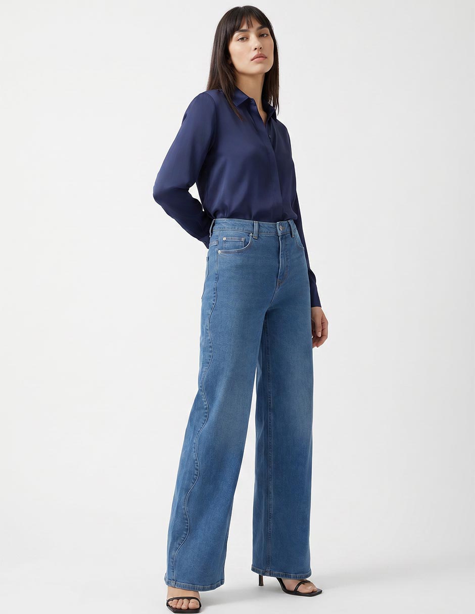 Jeans amplio para mujer 3