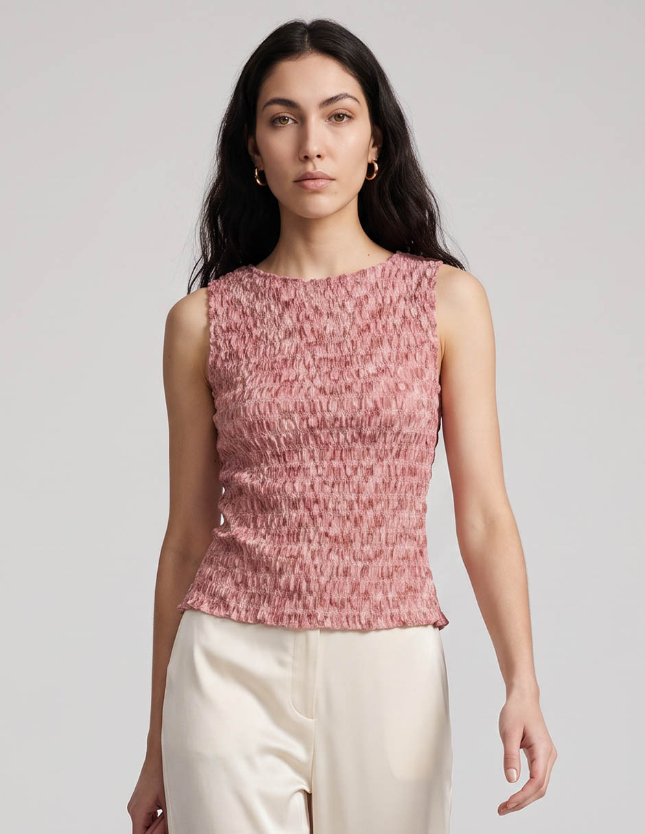 Top MAP cuello redondo