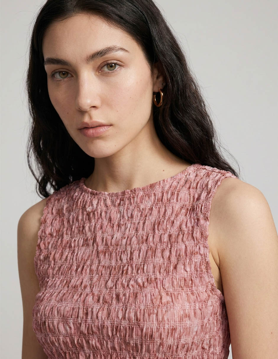 Top MAP cuello redondo