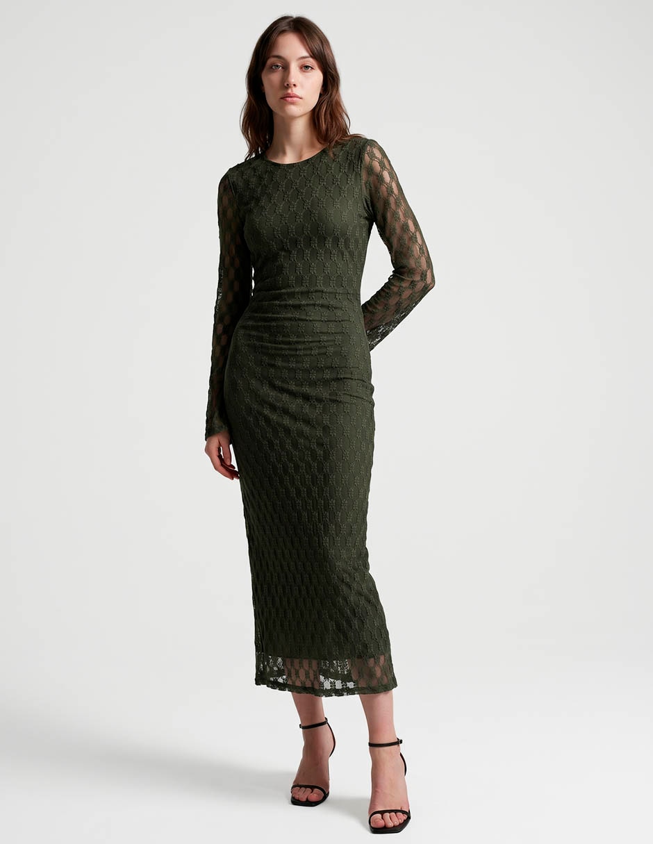 Vestido crop formal para mujer