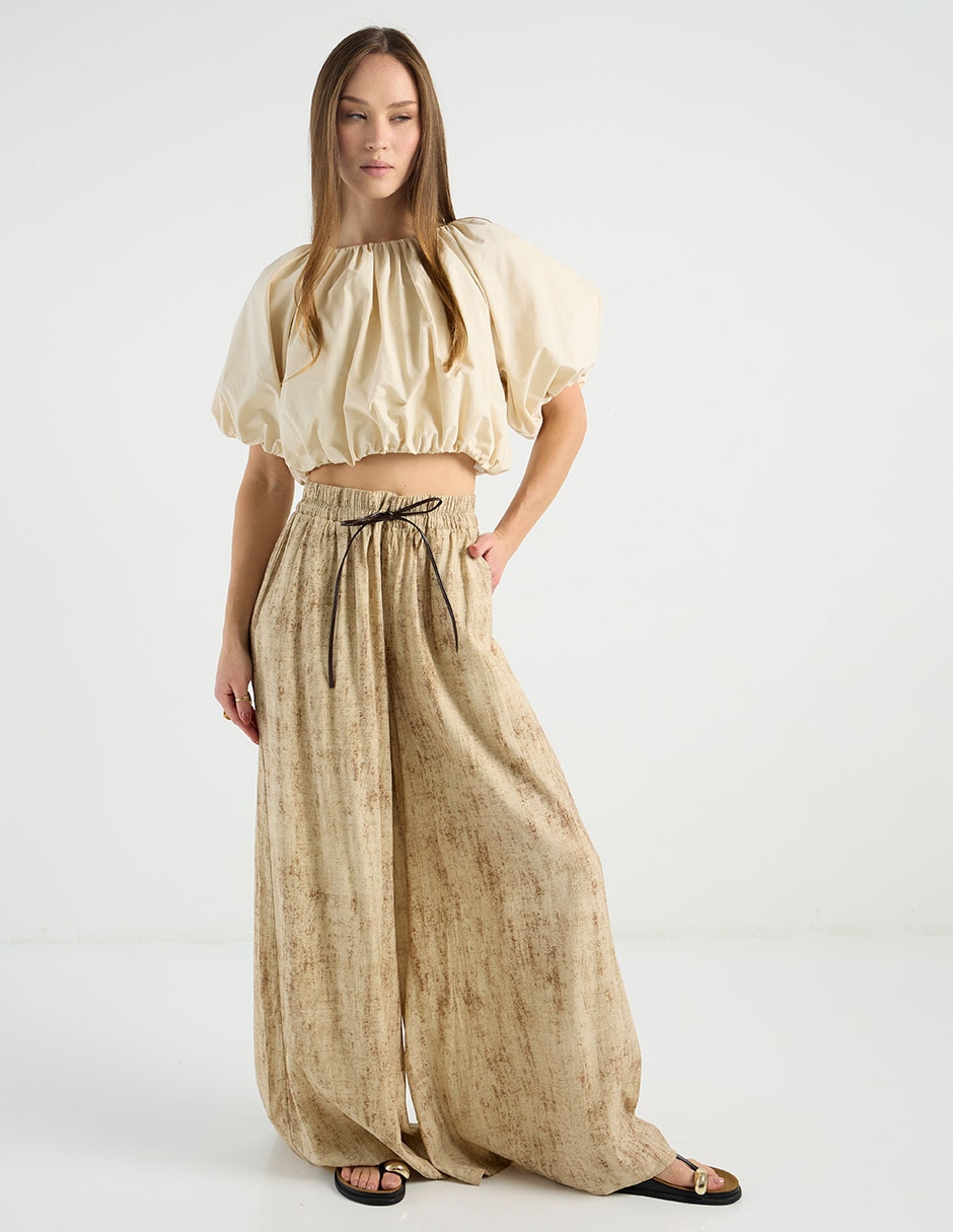 Pantalón amplio para mujer 4