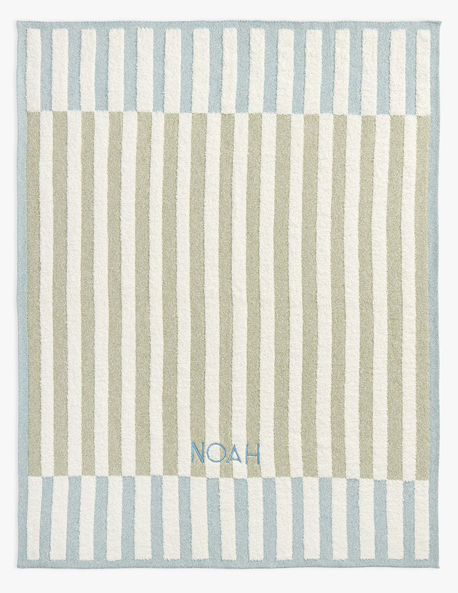 Cobija de tejido jacquard Modern Striped unisex 1