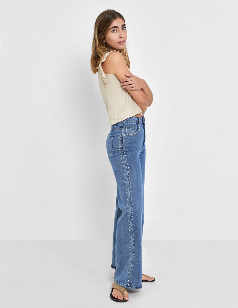 Jeans amplio para mujer 2