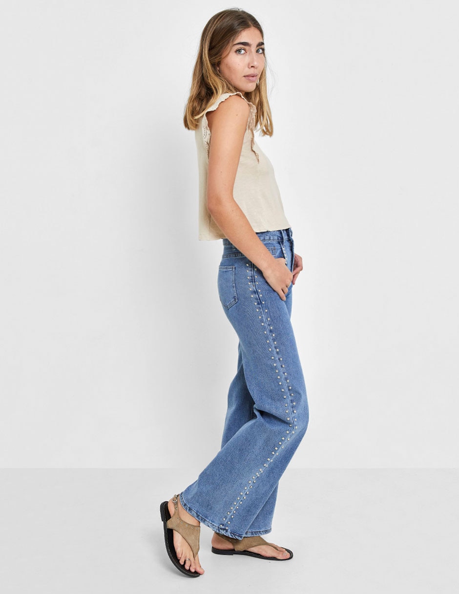 Jeans amplio para mujer 3