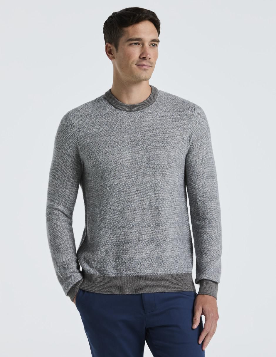 Suéter cuello redondo para hombre
