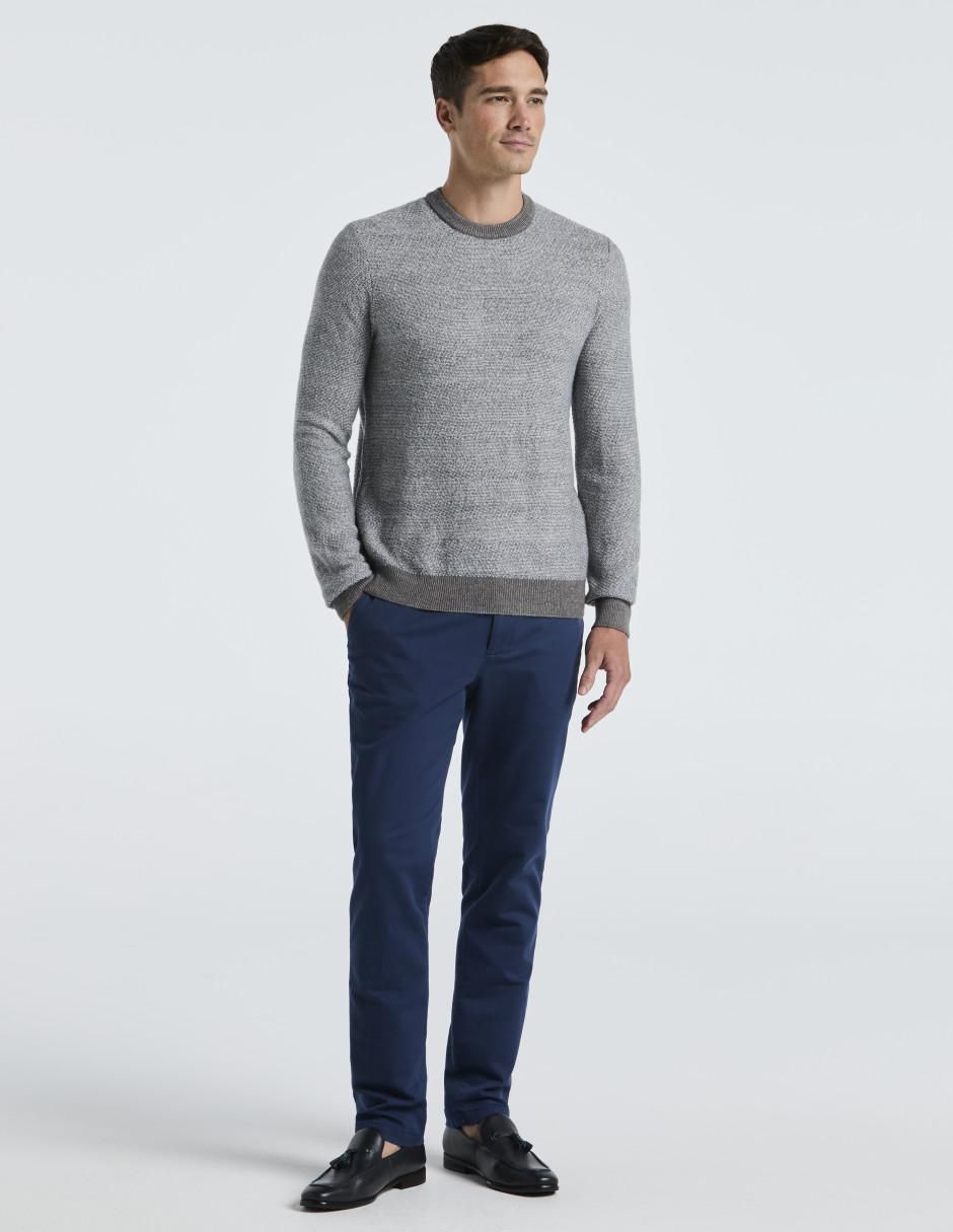 Suéter cuello redondo para hombre
