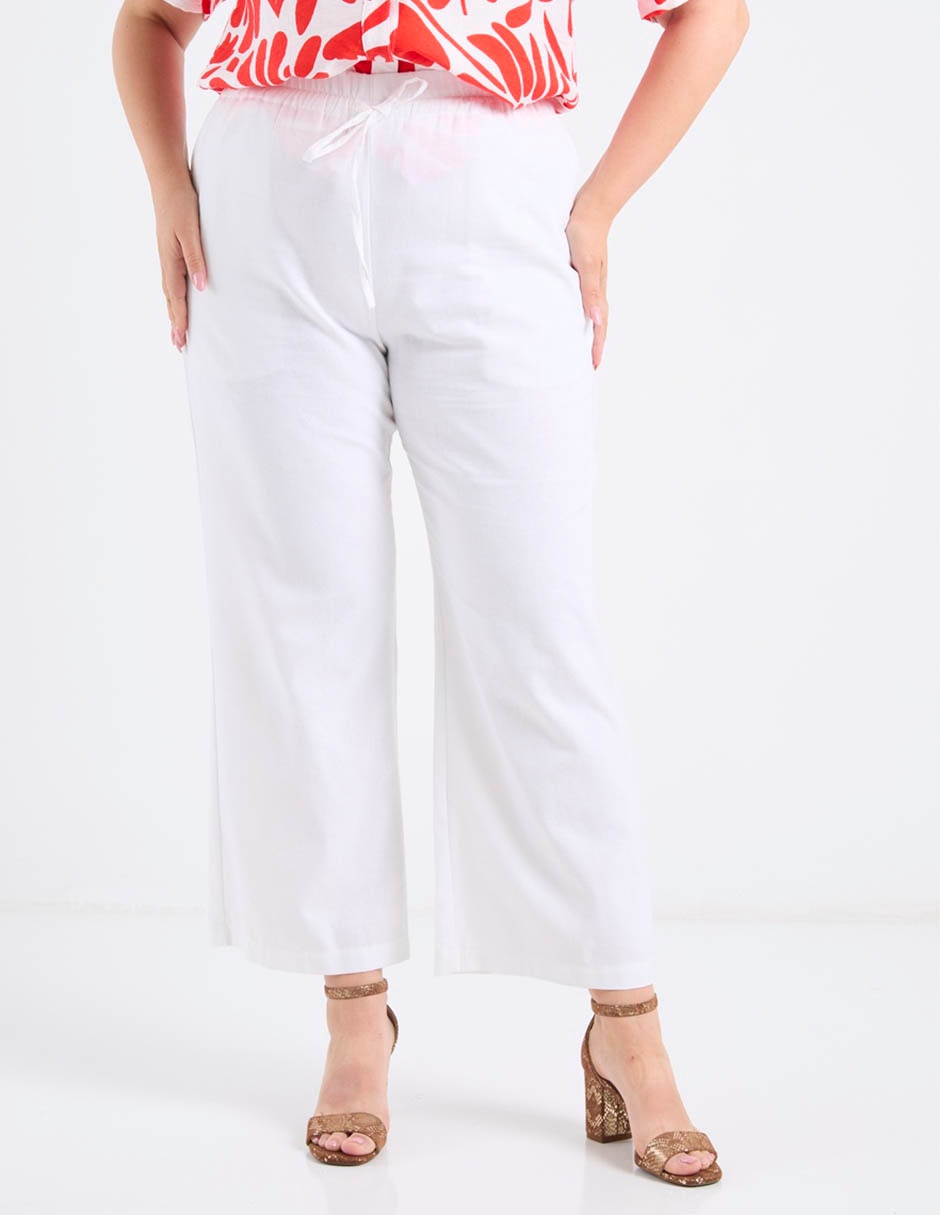 Pantalón Coulotte amplio para mujer