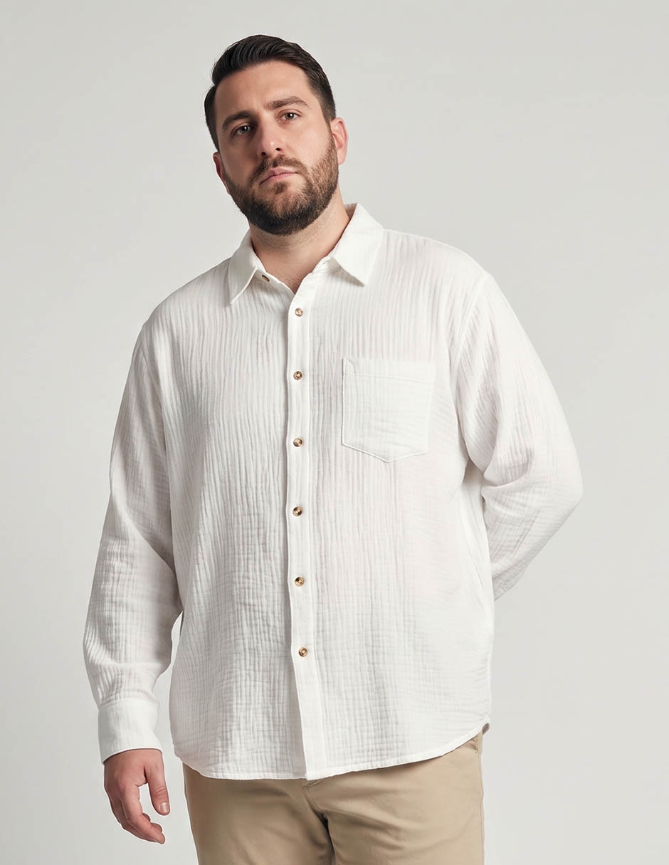 'camisa/sobrecamisa' camisa 'de' algodón 'manga' larga 'para mujer'