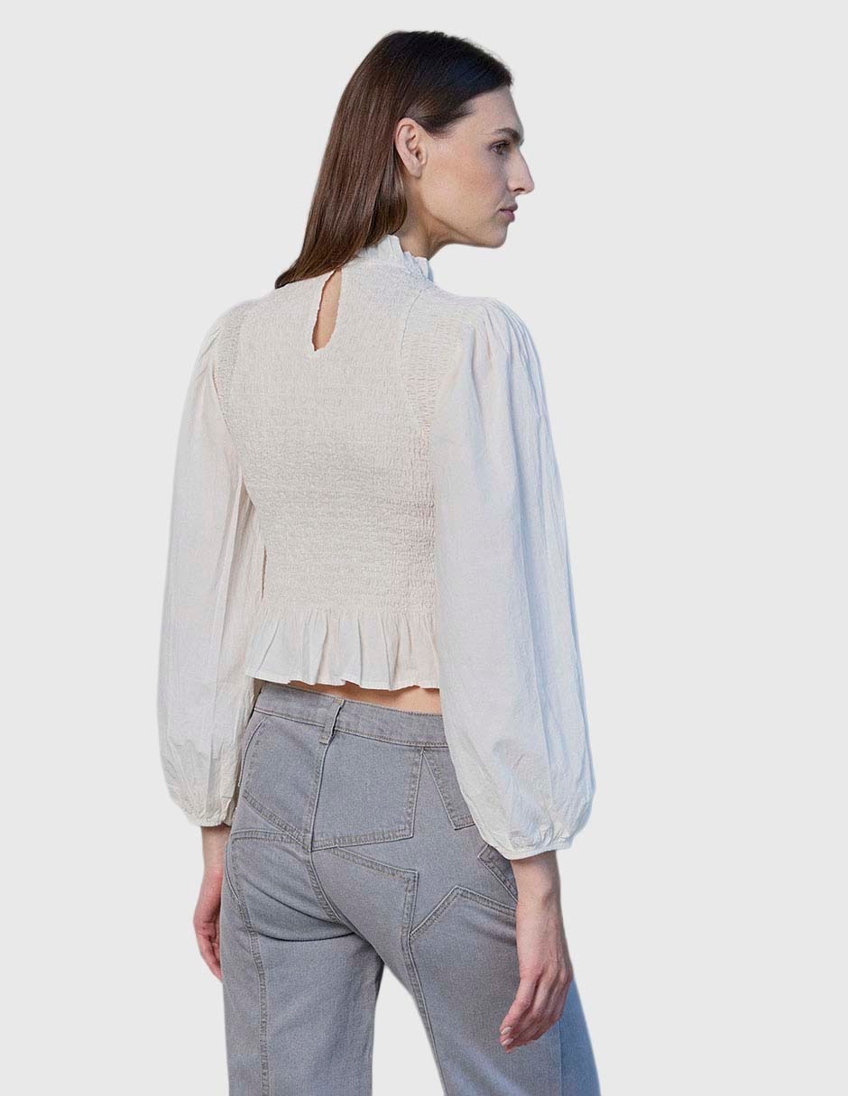 Blusa manga larga para mujer 9