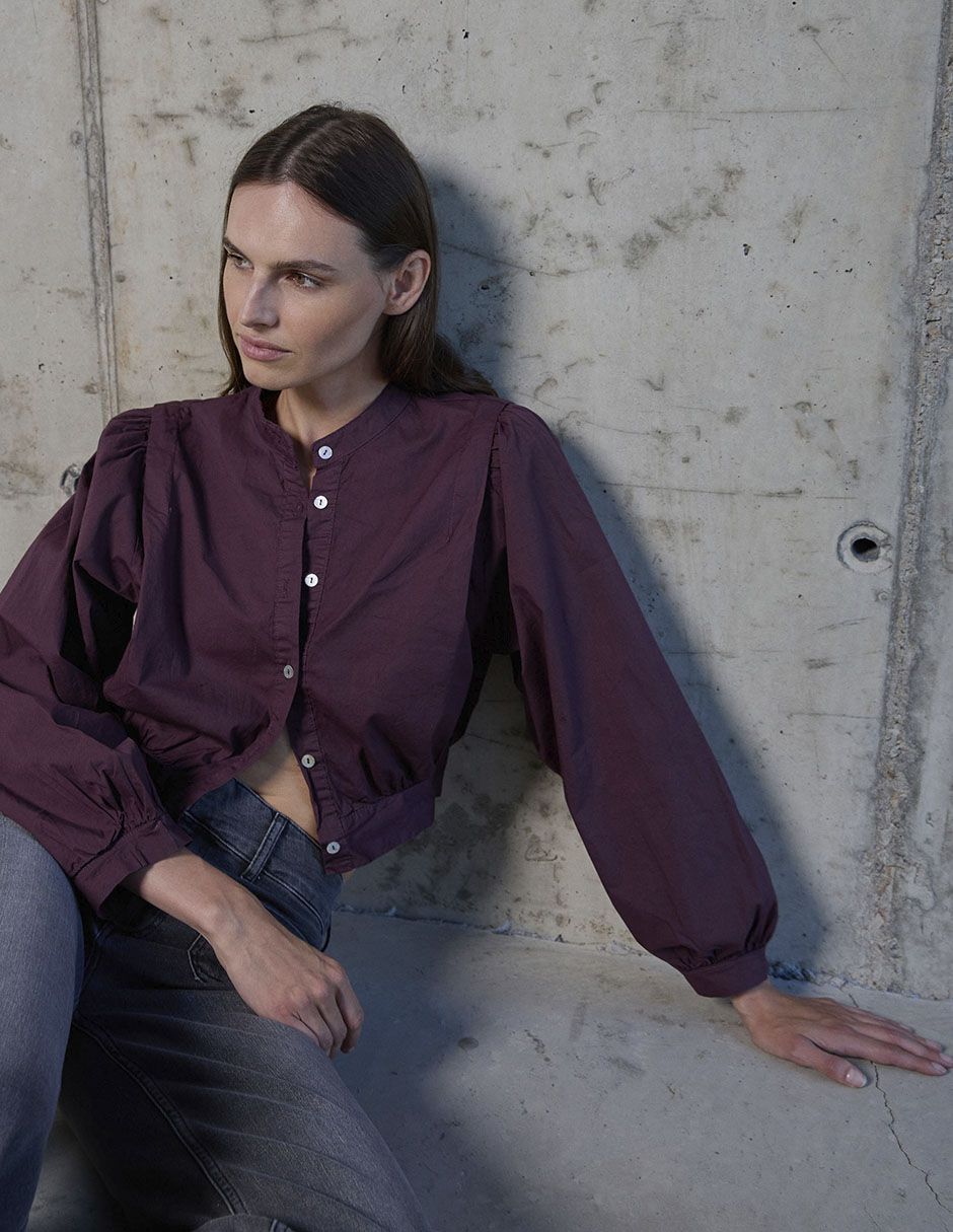 Blusa Renatta& manga larga para mujer 7