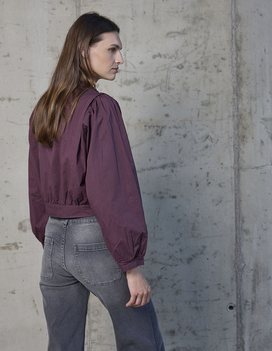 Blusa Renatta& manga larga para mujer 10