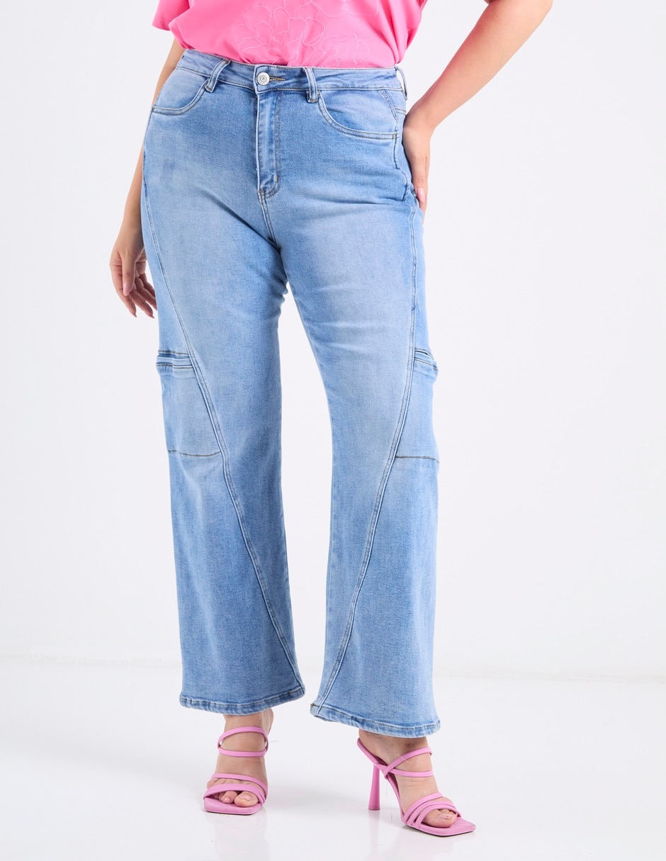 Jeans relaxed para mujer