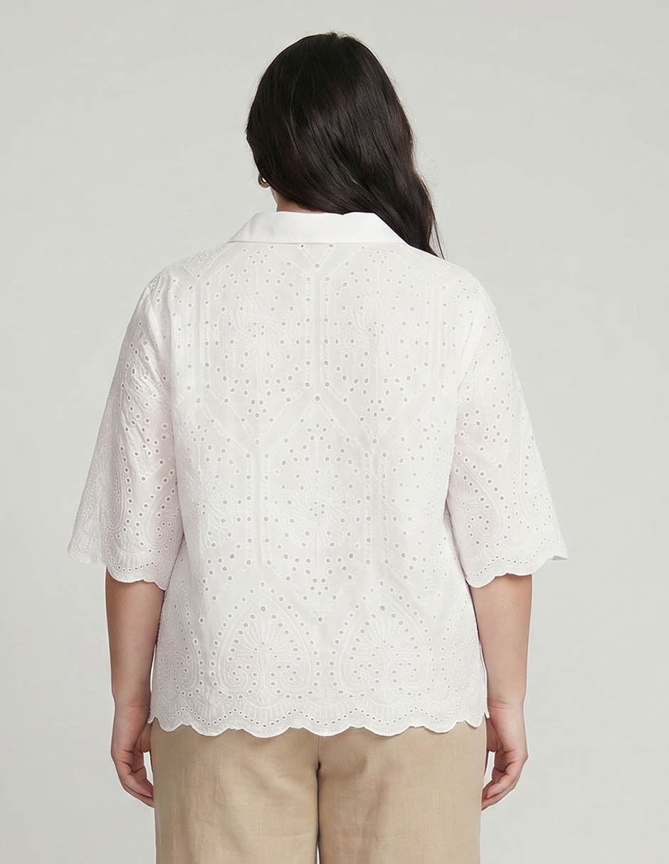 Blusa manga 3/4 para mujer 3