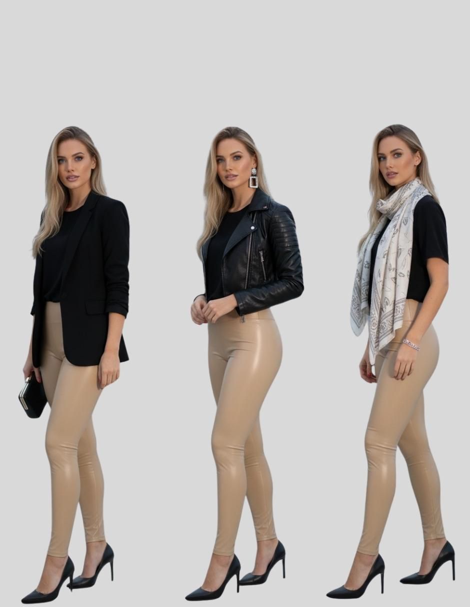Legging a la cintura con elástico para mujer 8