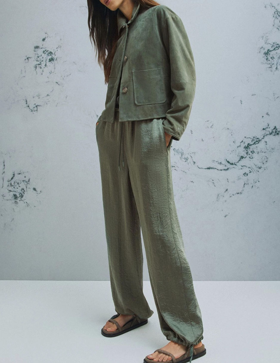 Pantalón easy pant relajado para mujer 4