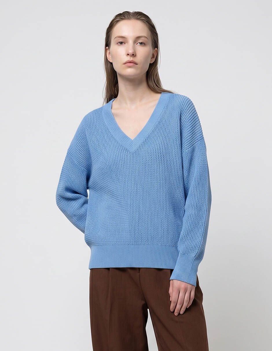 Suéter cuello redondo para mujer Suéter cuello redondo para mujer