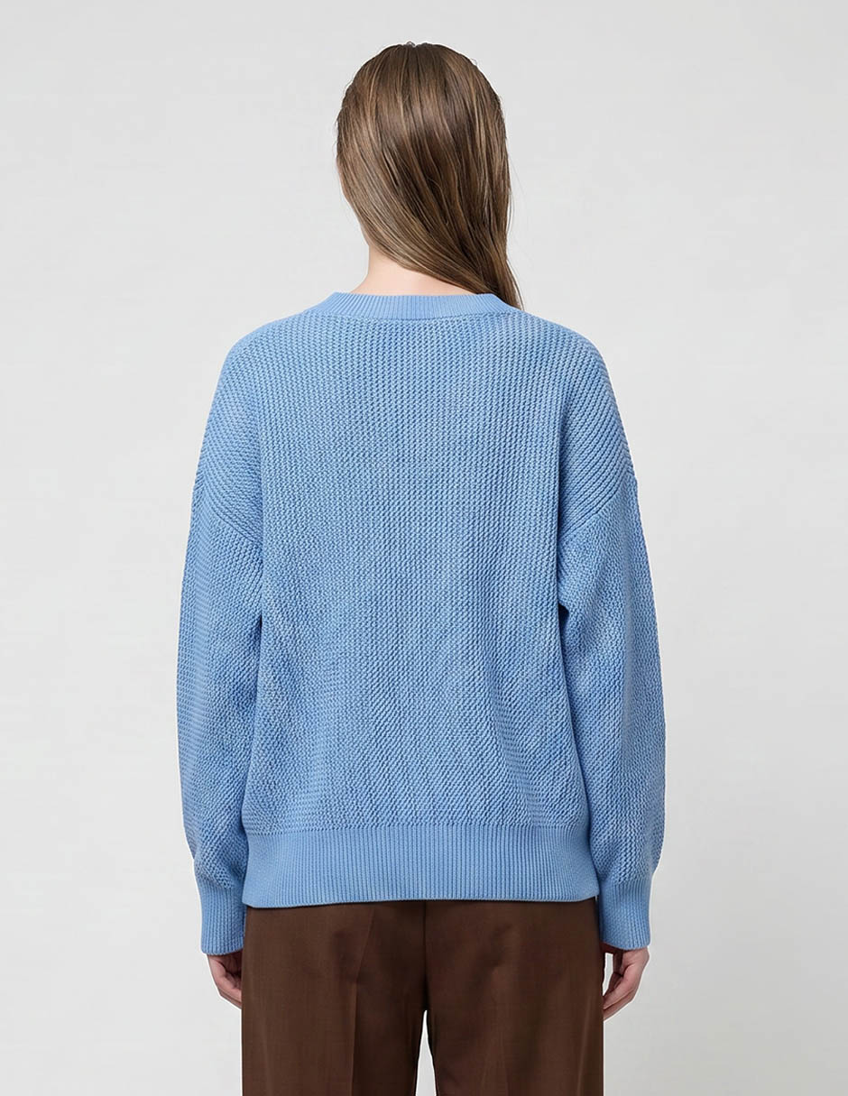 Suéter cuello redondo para mujer 4