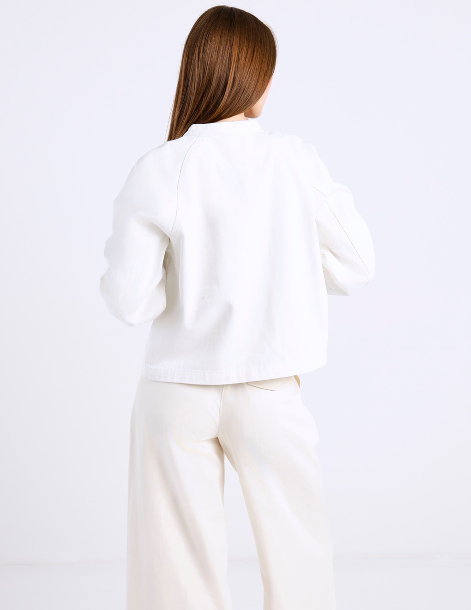 Chamarra casual petite studio para mujer