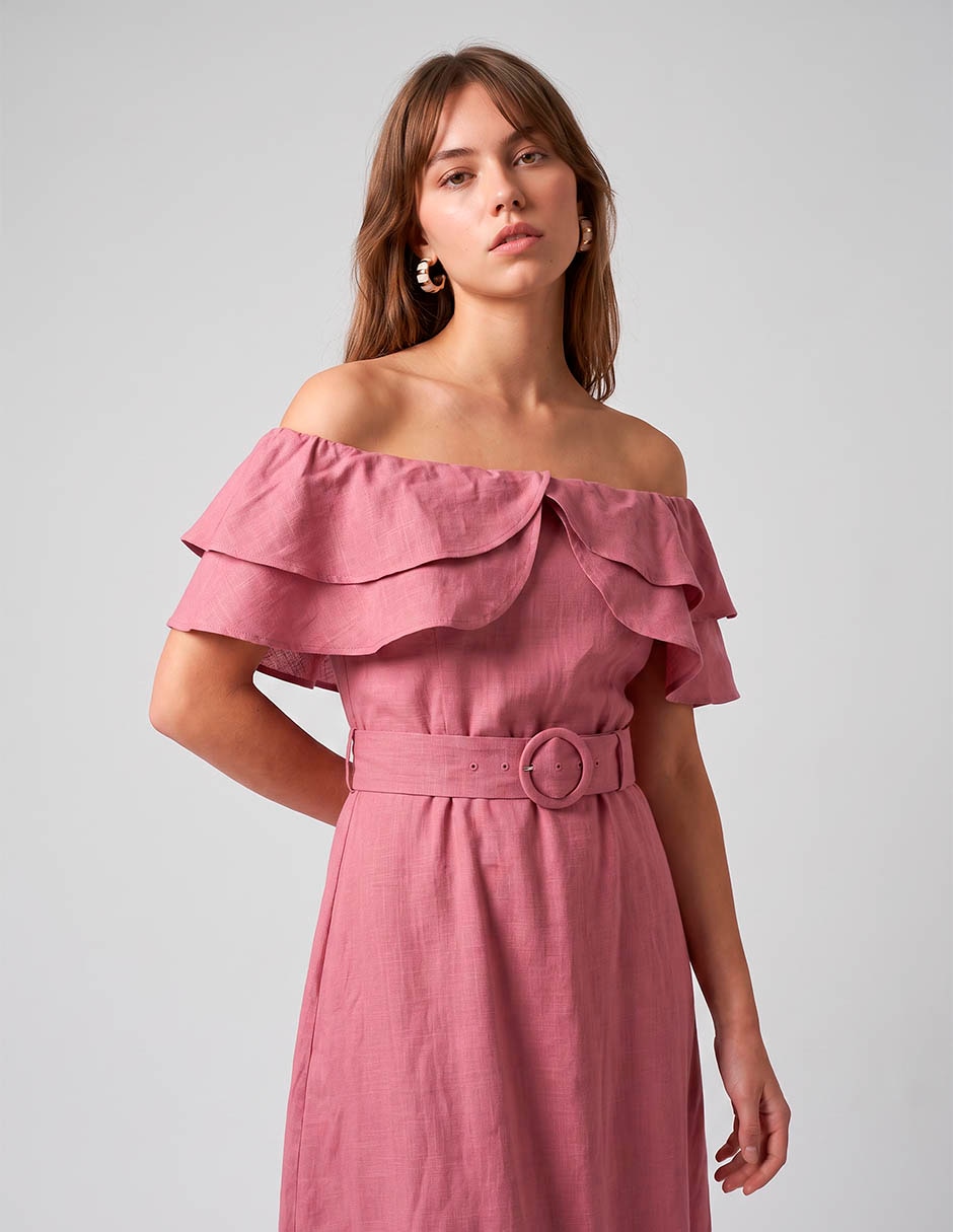 Vestido Midi casual Petite Studio para mujer