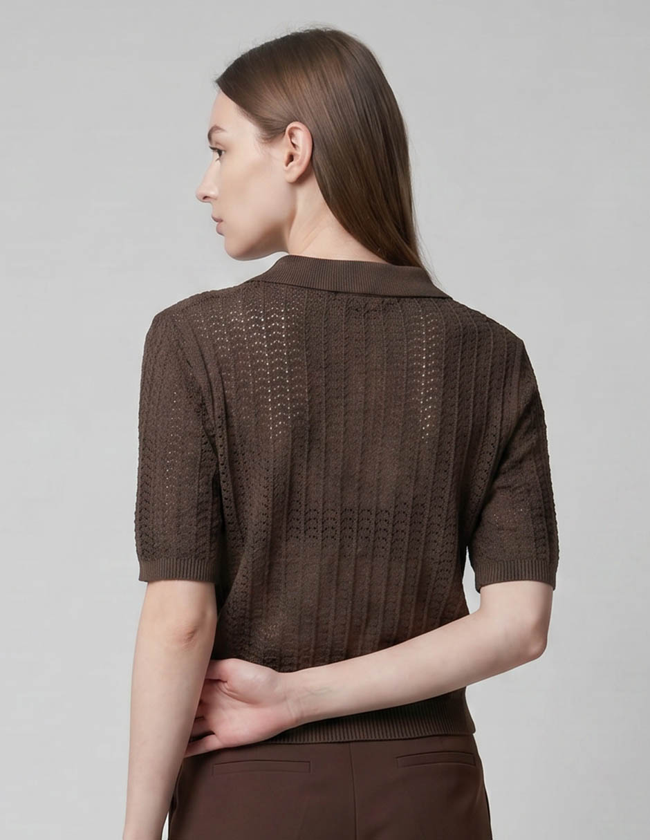 Top cuello camisero 2