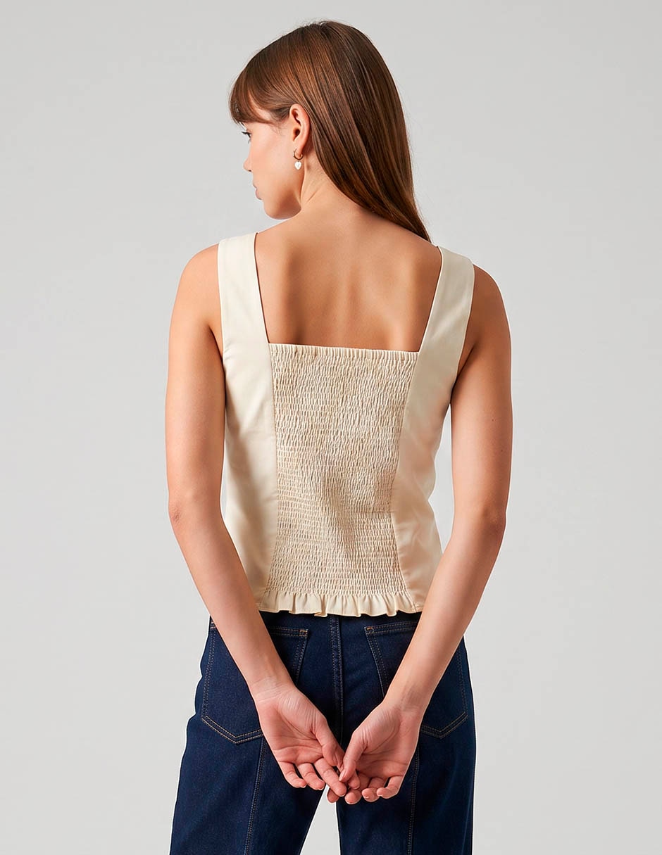 Top cuello redondo tirante ancho 2