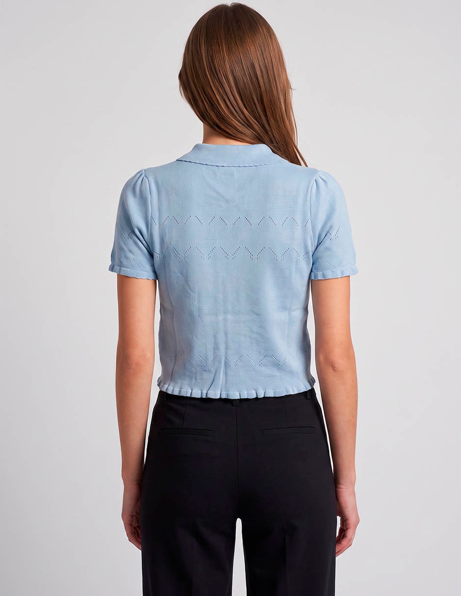 Blusa manga corta para mujer 2