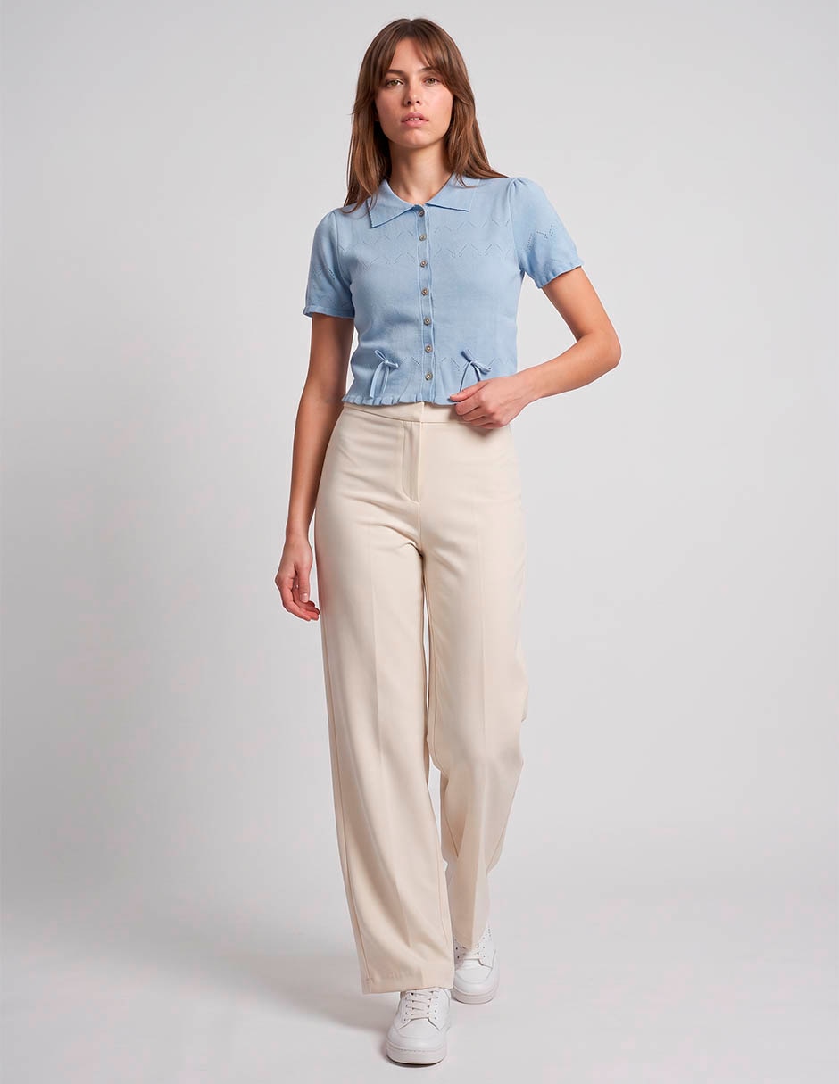 Blusa manga corta para mujer 3